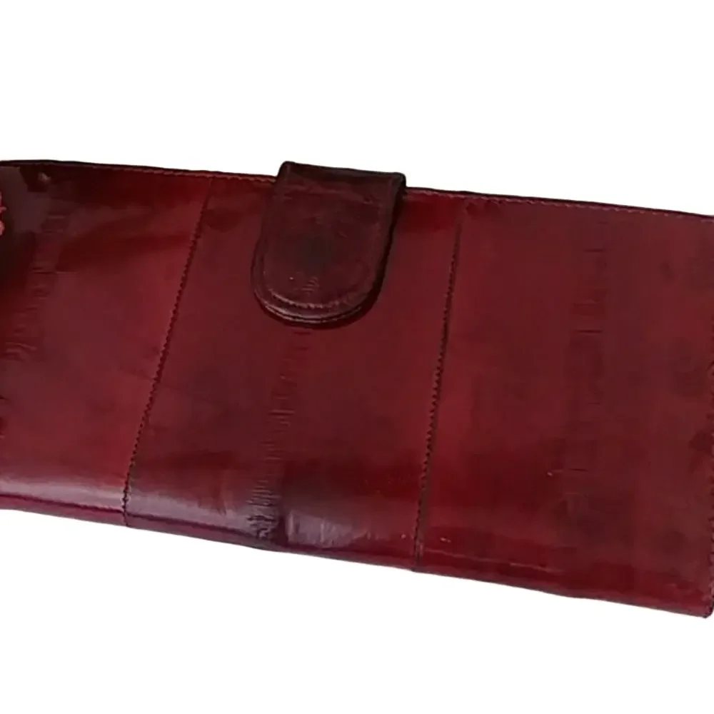 QUALITY & Luxurious Mundi Genuine Eel Skin Wallet